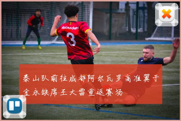 泰山队前往成都阿尔瓦罗高准翼于金永缺席王大雷重返赛场